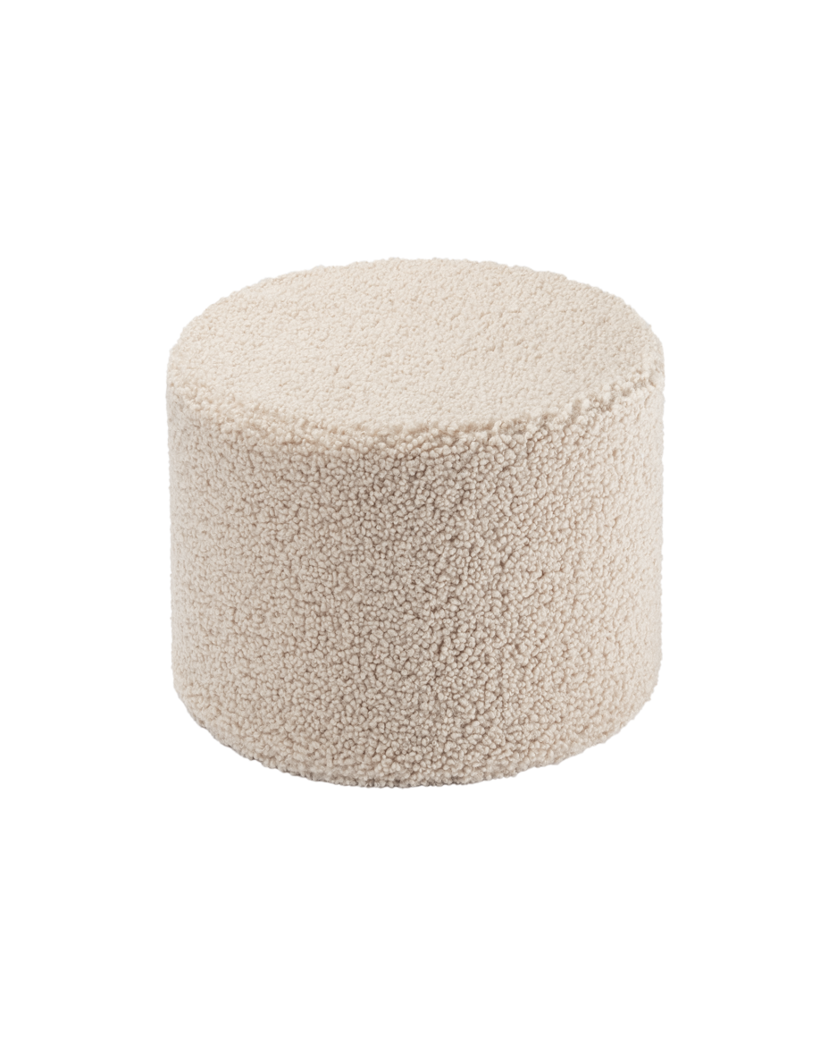 Wigiwama Biscuit Pouffe - teddystof poef