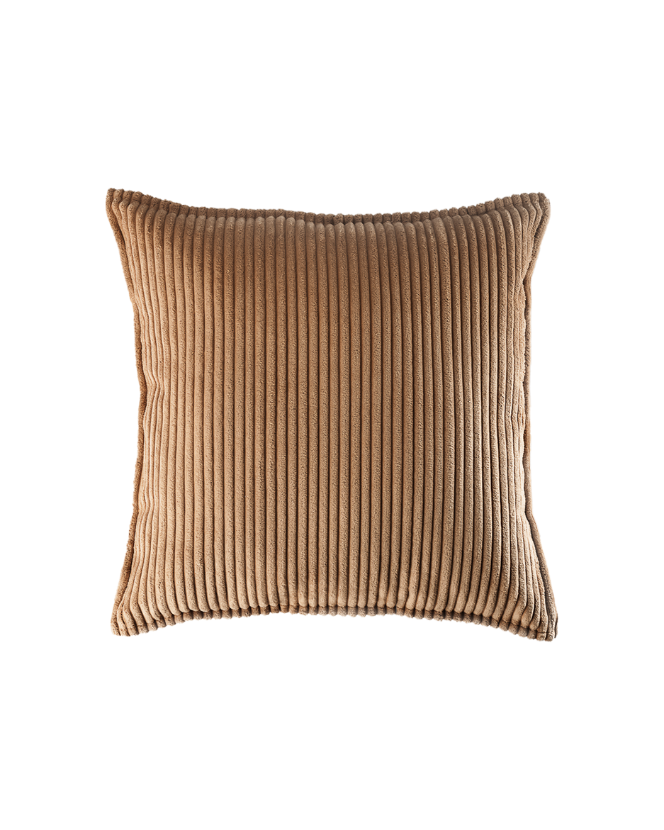 Wigiwama Toffee Block Cushion - ribstof kussen