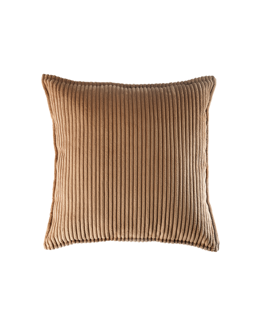 Wigiwama Toffee Block Cushion - ribstof kussen