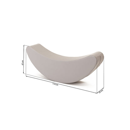 Grey IGLU banana rocker foam block measurements 