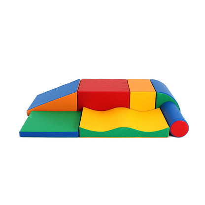 A foam soft play set in bright colors - Montessori toy