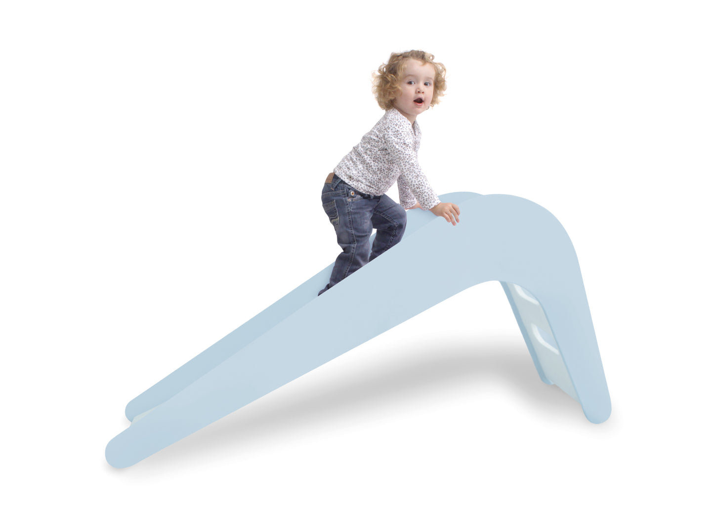 Jupiduu Indoor-Holzrutsche – Blau – Lomamo