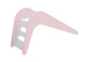 Jupiduu Indoor-Kinderrutsche – Rosa Holzrutsche