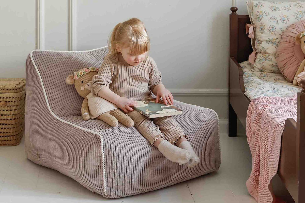 Shappy Kumo Fauteuil Corduroy in Candy