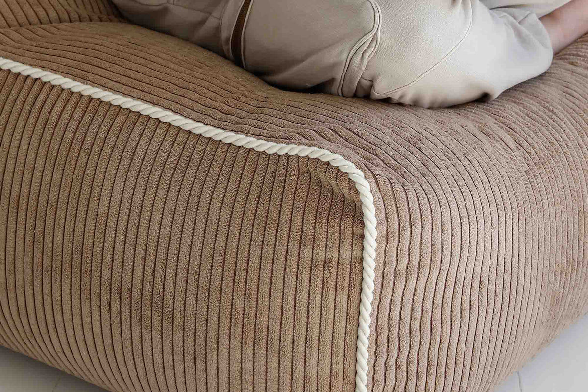 Shappy Kumo fauteuil Corduroy in Chocolate