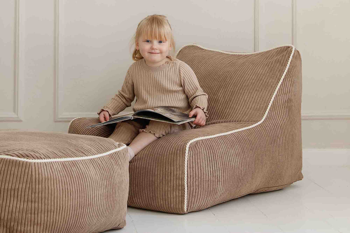 Shappy Kumo Fauteuil Corduroy in Chocolate