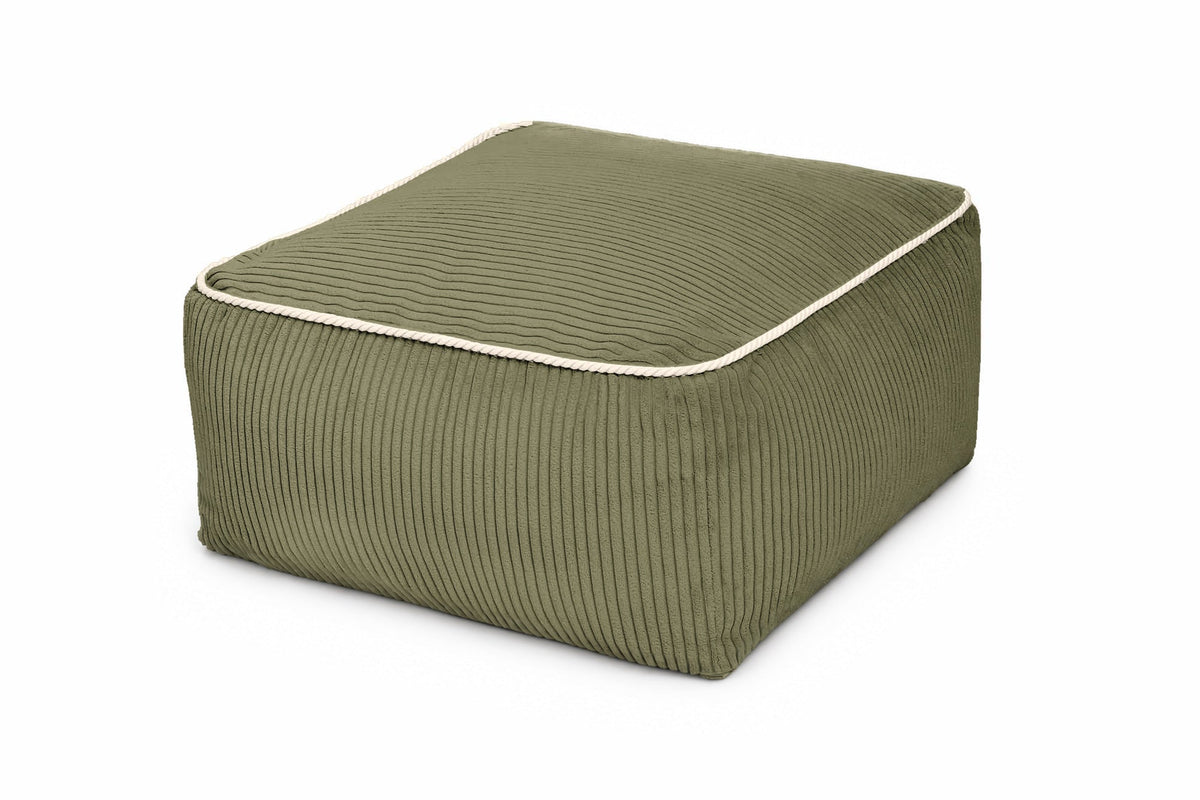 Shappy Kumo poef Corduroy in Dusty Sage