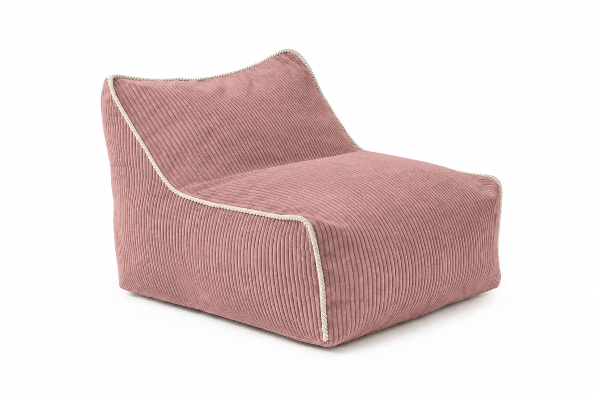 Shappy Kumo kinderfauteuil Corduroy in Rose