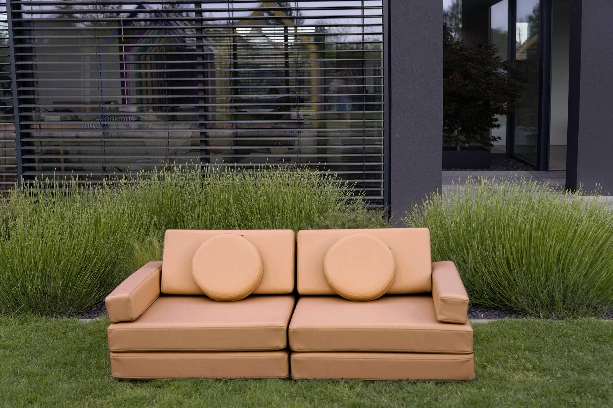 Shappy Play Sofa Original Leather Camel