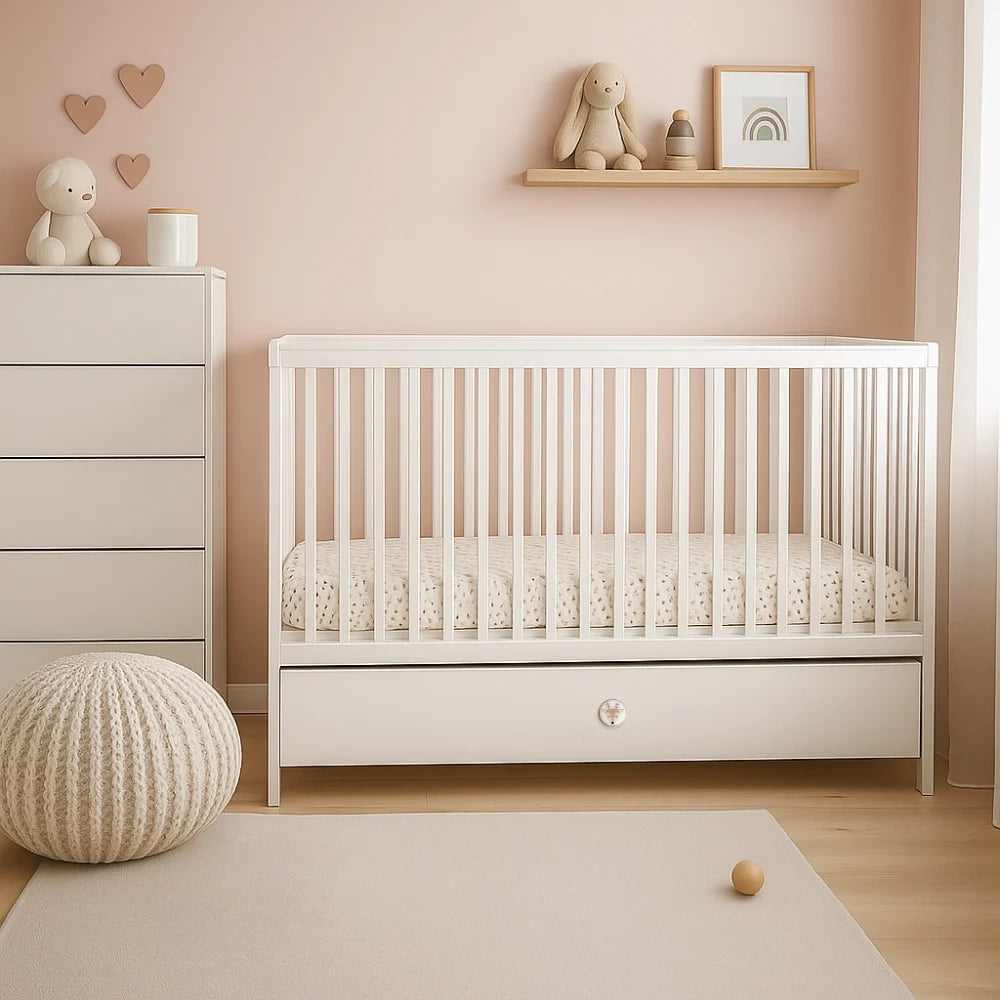 ATB DODO Babybett-Set mit Matratze 120 × 60 cm