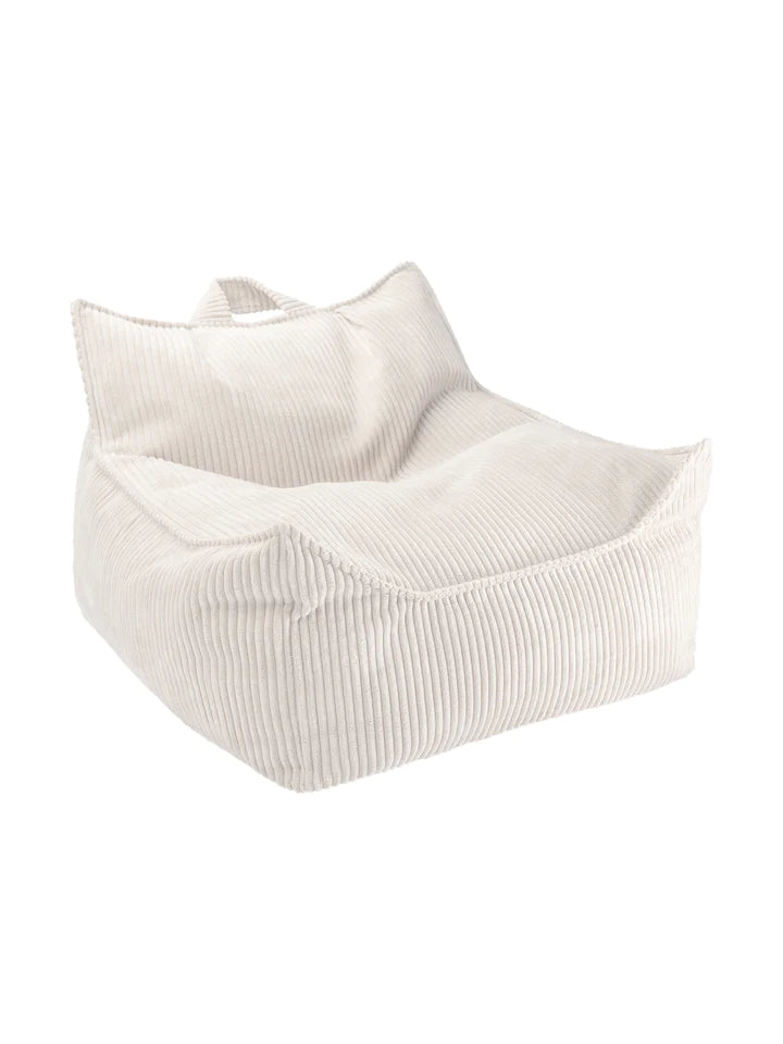 Wigiwama Marshmallow beanbag - Rib lounge chair to relax in