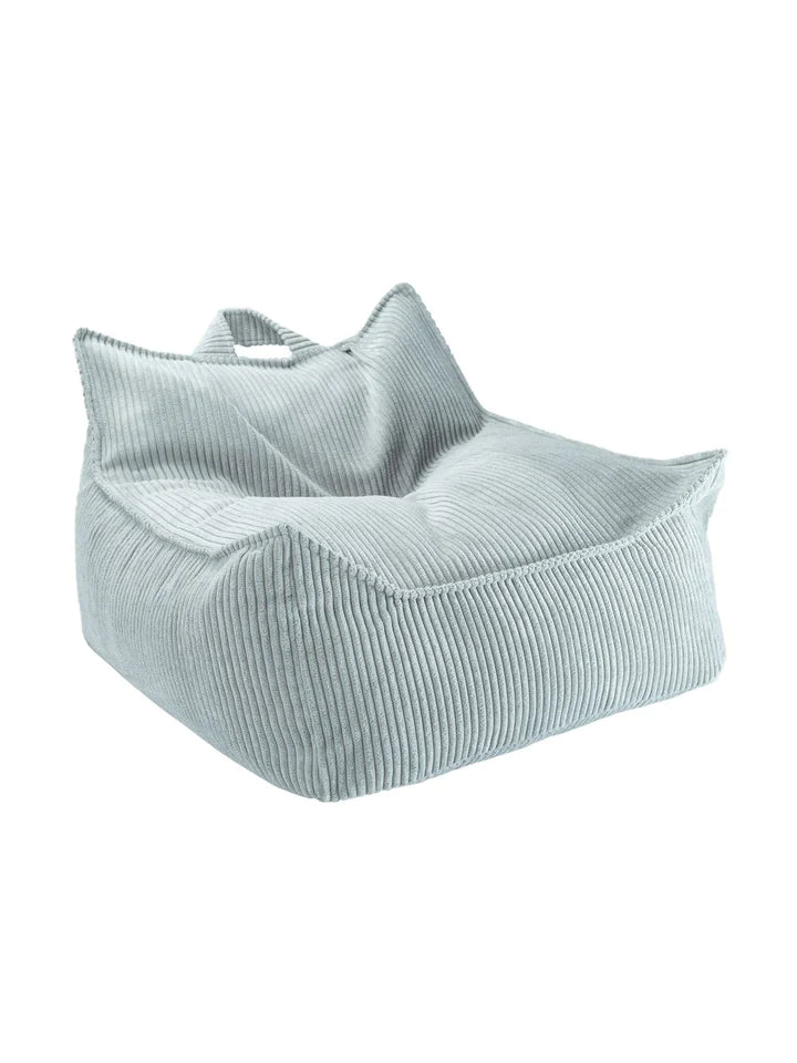 Wigiwama Peppermint Green Beanbag Chair - ribstof zitzak