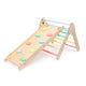 Pikler premium climbing triangle with slide/climbing slope - pastel