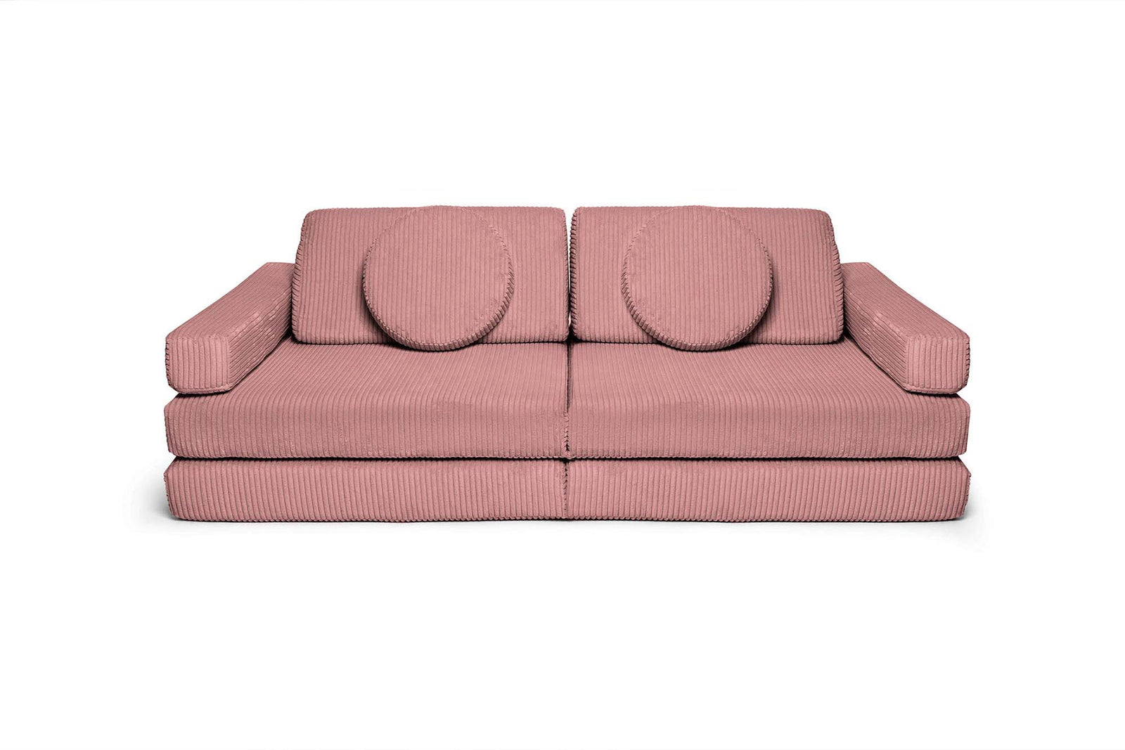 Shappy Speelbank Pure Corduroy in Rose – vooraanzicht