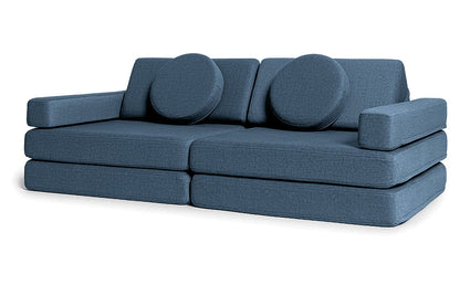 Shappy Play Sofa Ultra Plush Navy Blue