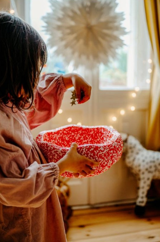 Stapelstein Regenbogen-Set (6-teilig) + Konfetti-Balanceboard