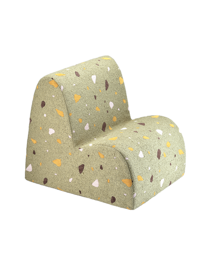 Wigiwama Terrazzo Moss Cloud Chair - geweven kinderstoel