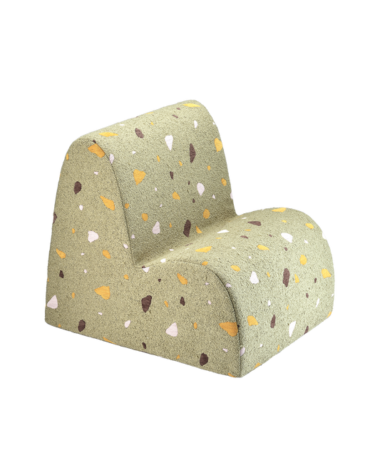 Wigiwama Terrazzo Moss Cloud Chair - geweven kinderstoel