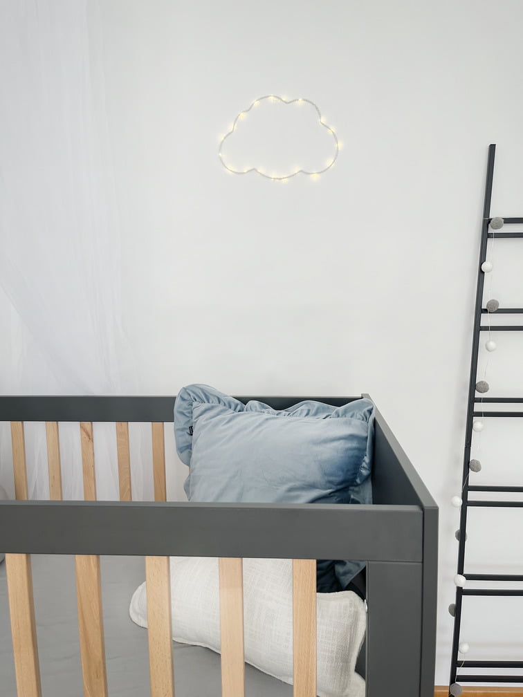 ATB ILA Babybett 120 × 60 cm – Grau – weitere Produktansicht 4