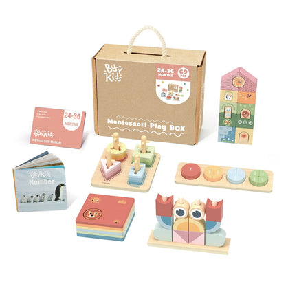 Montessori Spielbox – Set für Kinder von 24 bis 36 Monaten von BusyKids