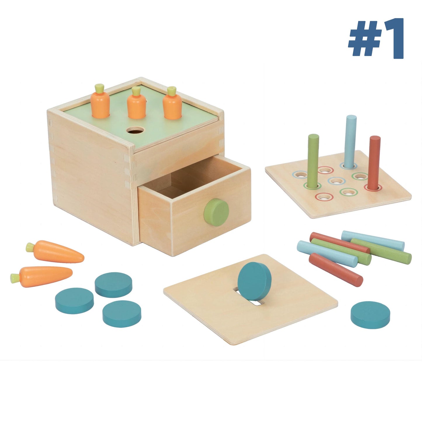 Montessori-Set „BusyKids“ für Kinder von 12 bis 18 Monaten