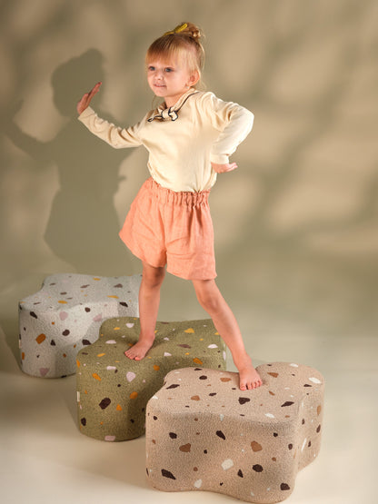 Wigiwama Terrazzo Sand Cloud Pouffe