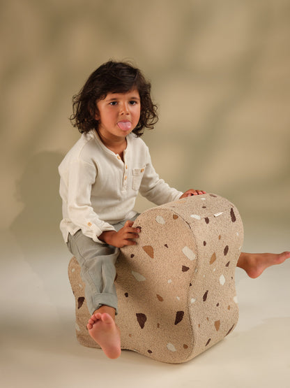 Terrazzo Sand Cloud Pouffe