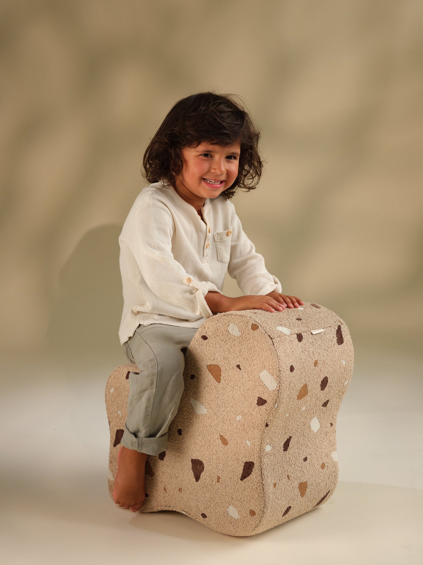 Wigiwama Terrazzo Sand Cloud Pouffe