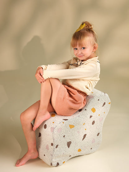 Terrazzo Marble Cloud Pouffe