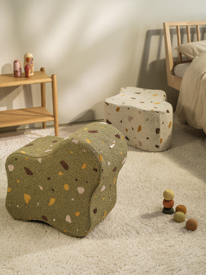 Terrazzo Marble Cloud Pouffe