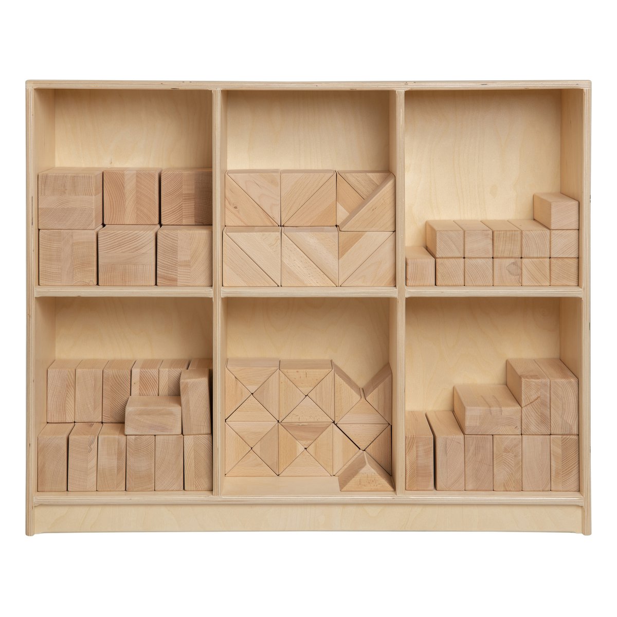Van Dijk Toys wooden cabinet for The Hague block set / block cabinet (Childcare quality)
