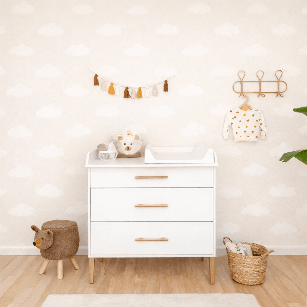 ATB ILA Babyzimmer-Set 2-teilig 140 × 70 cm – Weiß – weitere Produktansicht 2