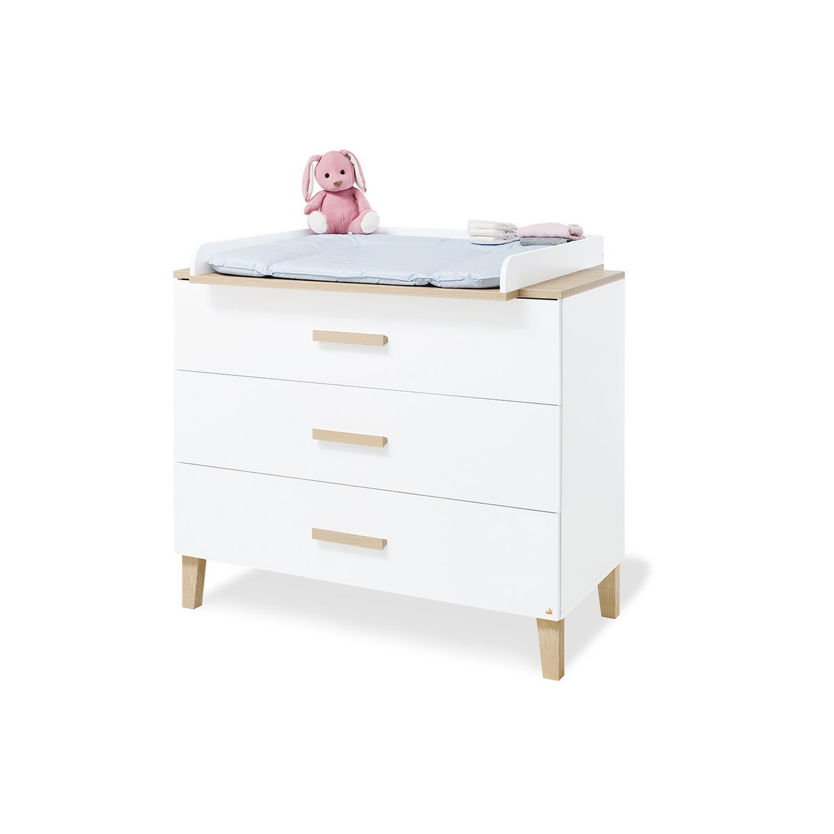 Babykamer Lumi breed – 3-delig met grote kledingkast