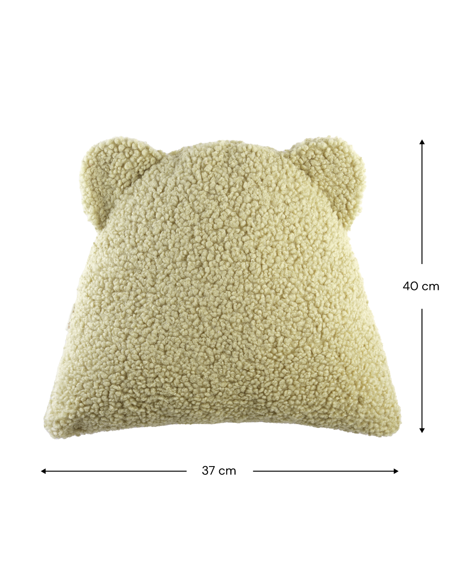 Wigiwama Matcha Bear Cushion - teddystof kussen