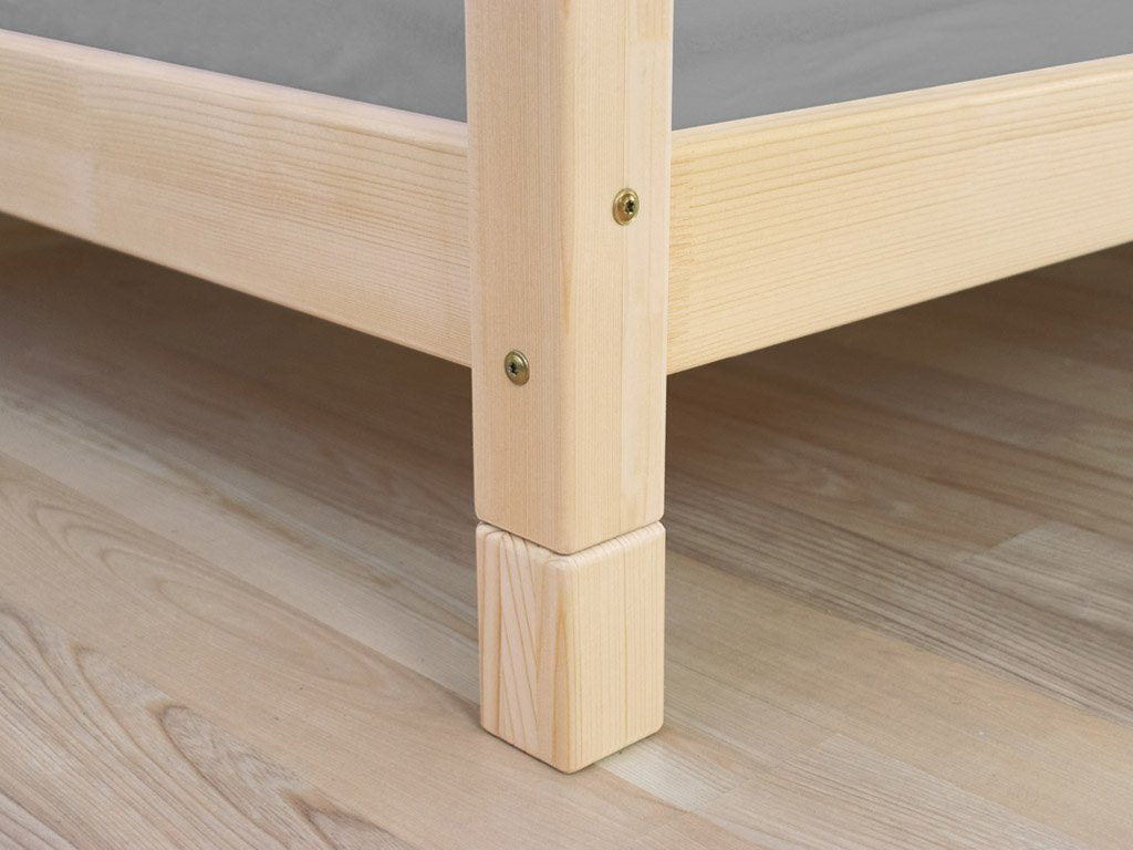 Houten poten kinderbed Tery en Lucky - bedverhoger - 