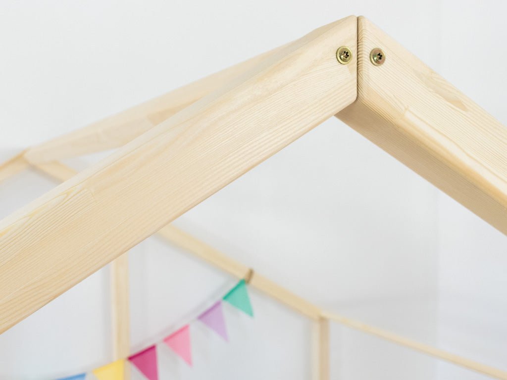 Huisbed Villy - houten kinderbed voor 2 - duo bedhuisje - 