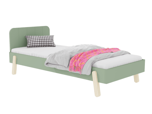 Kinderbed Nova - 90x200 - rechthoekig hoofdbord - 