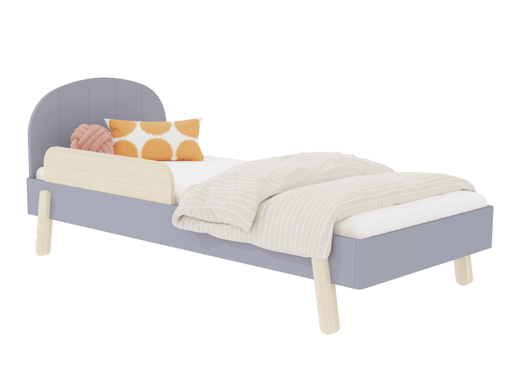 Benlemi NOVA kinderbed 90x200 met rond hoofdbord