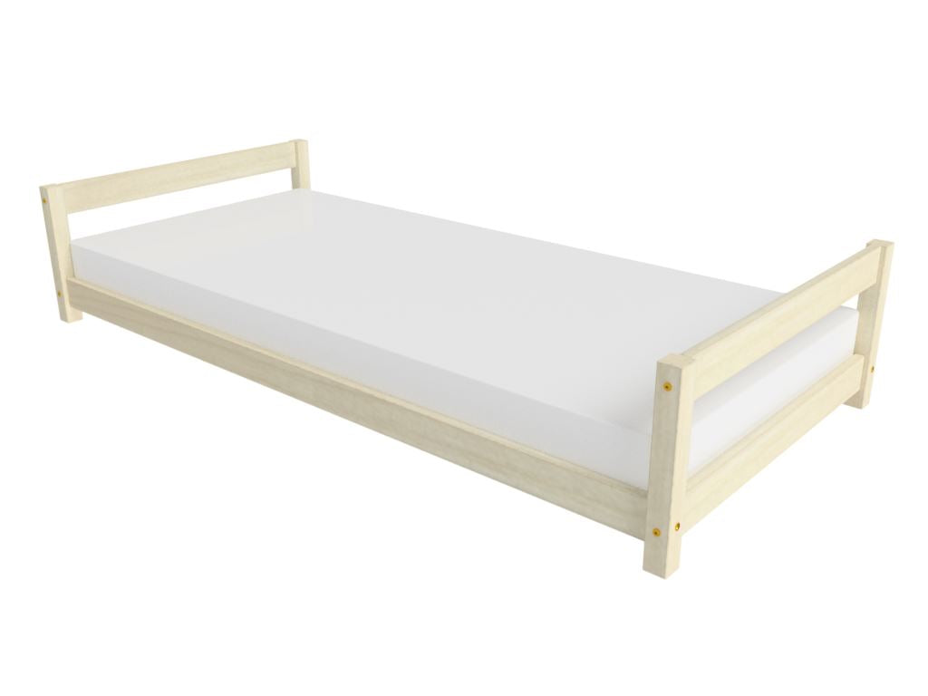 Benlemi LUCKY kinderbed met twee hoofdborden en open instap