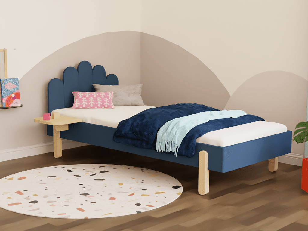 Benlemi NOVA houten nachtkastje voor kinderbed