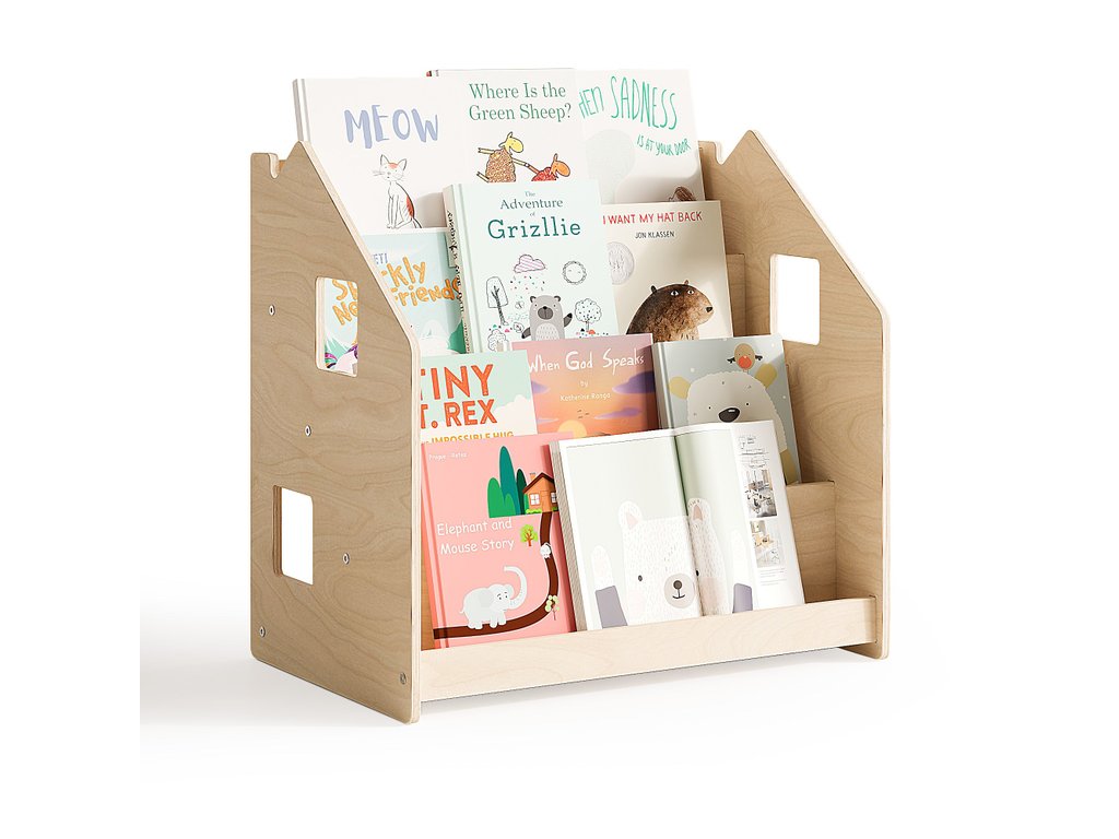 BusyKids Montessori kinderboekenkast vooraanzicht