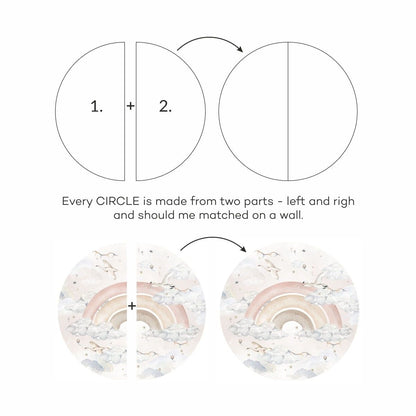 Rainbow In A Circle For Boys