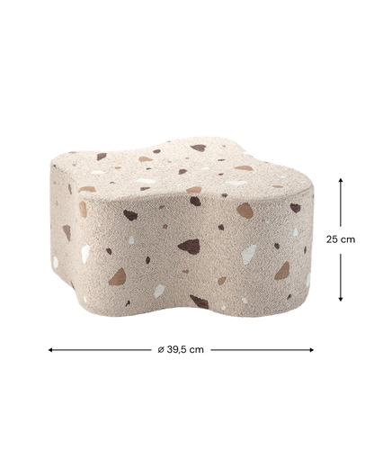 Wigiwama Terrazzo Sand Cloud Pouffe