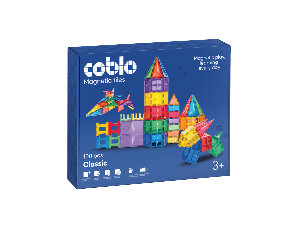 Coblo Magnetfliesen Classic 100 Stück, Verpackung