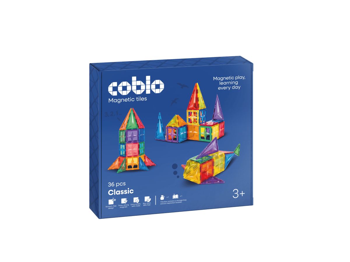 Coblo Classic 36 Magnetfliesen, Verpackung