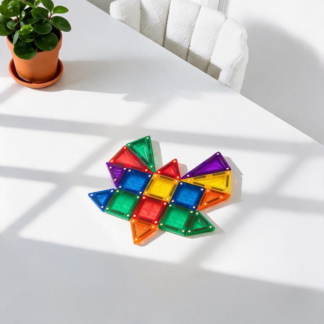Coblo Mini-Magnetfliesen + Letter Toppers – 40 Fliesen + 60 Toppers im Einsatz