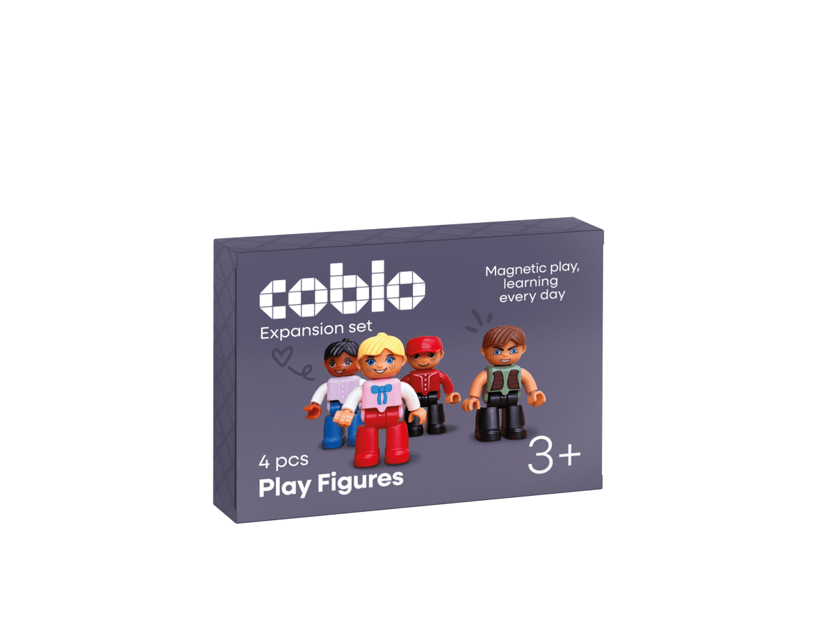 Coblo Spielfiguren – 4 Stück, Verpackung