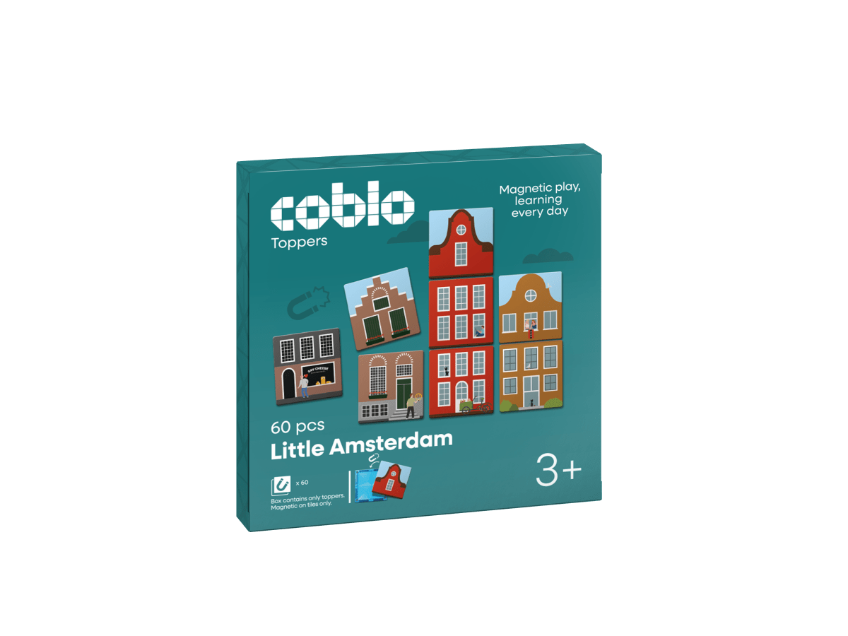 Coblo Toppers Little Amsterdam – 60 Stück, Verpackung