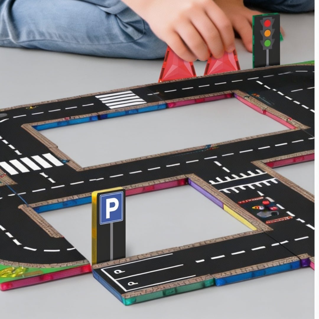 Coblo Toppers Straßen – 60 Stück auf Magnetfliesen