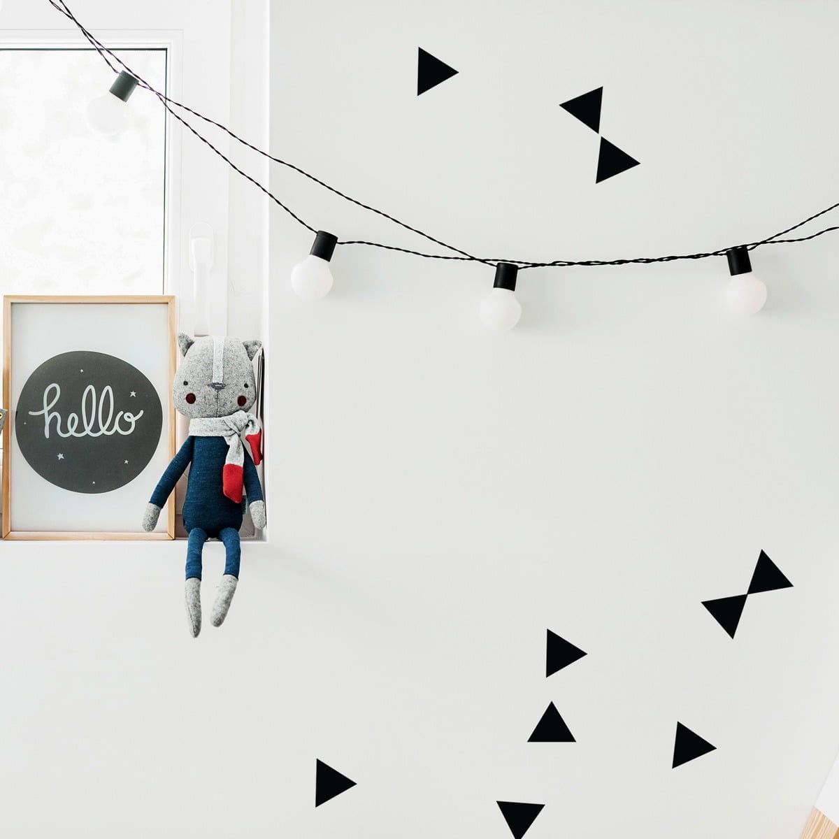 Miniset: Dreiecke Schwarz